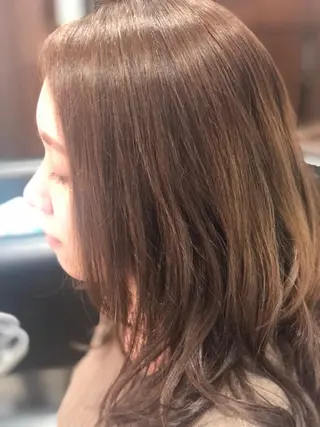 セミロング エル美容室所属・織田 英之のヘアスタイル