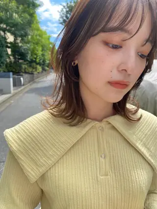 ミディアム まつ毛パーマ🐏 NANAMIのマツエク・マツパデザイン