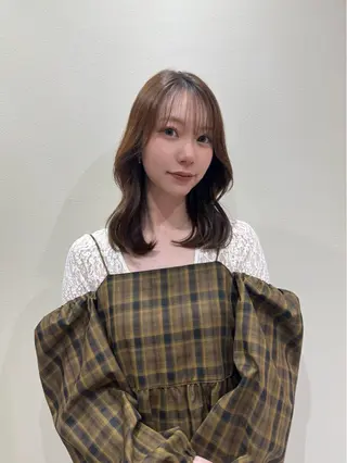 ミディアム カラー 髪質改善🫧 カラー特化/Hinaのヘアスタイル