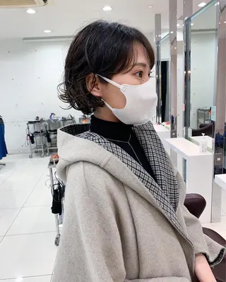 ショート パーマ 原宿パーマ kazuのヘアスタイル