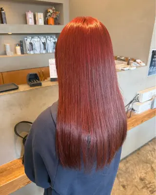 ロング ✧*｡韓国ヘア 今塚裕夏🦋🖤のヘアスタイル