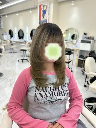 ロング hiyori🎀/艶 カラー/レイヤーのヘアスタイル