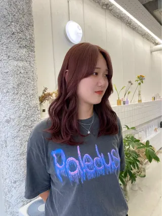 ミディアム 🌼花屋併設🌼 木下奈々望のヘアスタイル