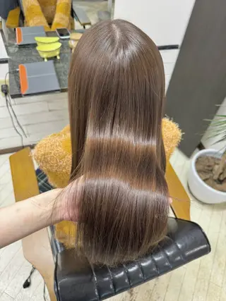 ロング カラー 【ヌーベルバレ】 ゆきみのヘアスタイル