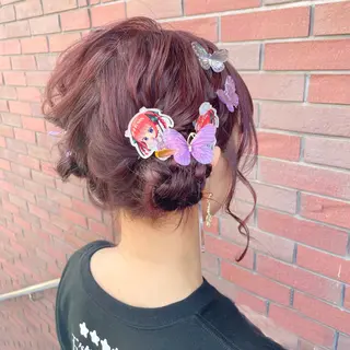 ミディアム ヘアアレンジ 古沢 みづきのヘアスタイル