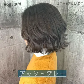 カラー 小顔レイヤー/ 透明感カラー/増田のヘアスタイル