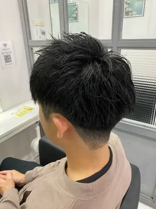 ショート 🟣メンズパーマ 川端 永遠🟣のヘアスタイル