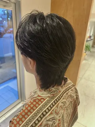ミディアム メンズ メンズパーマ達人/ フェード/イツキのヘアスタイル