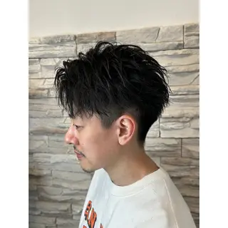 ショート メンズ clomus梅田茶屋町店所属・ストレート特化美容師 酸性ストレート近藤俊のヘアスタイル