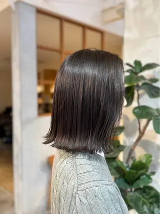 ミディアム 笹川 桃歌のヘアスタイル