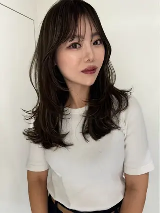ロング 美人レイヤーカット 後藤健一のヘアスタイル
