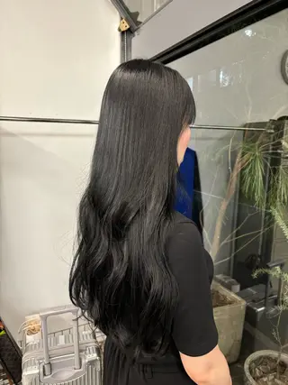 カラー イージーパーマ募集 平口はのんのヘアスタイル