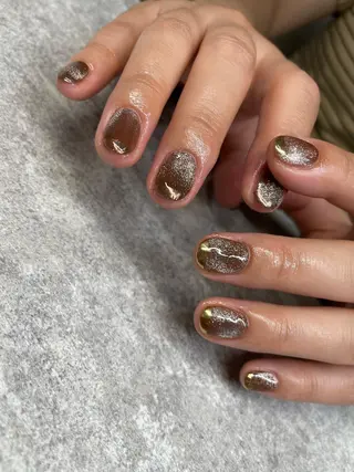 ロング カラー ヘアアレンジ キッズ ネイル マツエク・マツパ アイブロウ 福田 加奈のネイルデザイン