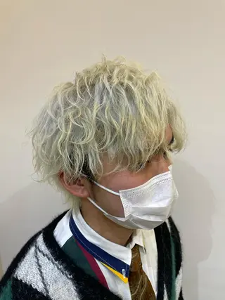 カラー メンズ 大島 一希のヘアスタイル
