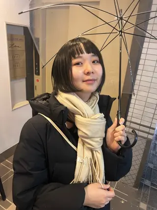 ショート カラー 池田理紗/メンズ カット/切りっぱなしのヘアスタイル