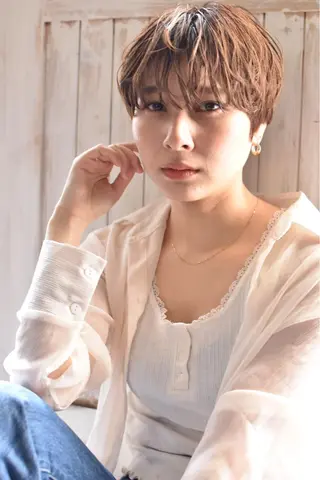 ショート メンズ特化美容師 ハスイルイのヘアスタイル