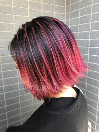 ショート カラー 似合わせ レイヤー須川のヘアスタイル