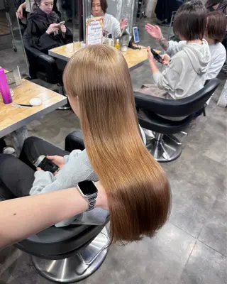 カラー 海外トレンドヘア🤍 sumireのヘアスタイル