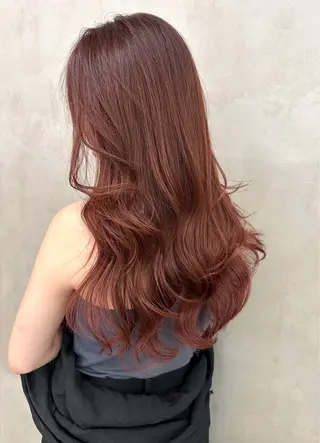 ロング カラー 有田 祥子のヘアスタイル
