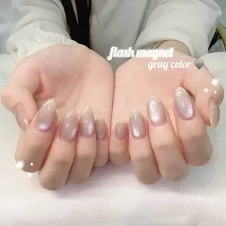 ネイル ちゅるんネイル🩵 miyuのネイルデザイン