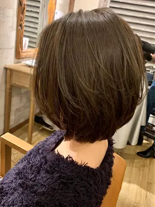 ショート カラー SALOWIN(サロウィン)広島並木通り所属・田村和範/似合わせ カラー/縮毛矯正のヘアスタイル