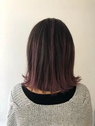 ミディアム カラー ブリーチカラー🌈 石垣翔太のヘアスタイル