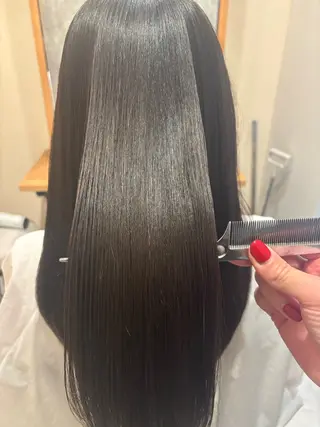 ロング KAEDE💖 縮毛矯正/艶カラーのヘアスタイル