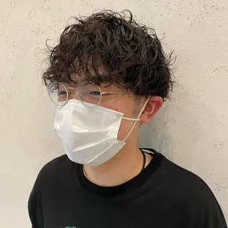 ショート パーマ DEAN所属・KEIGO/パーマ ハイトーン/DEANのヘアスタイル