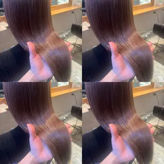 ロング カラー 髪質改善カラー✖︎ 縮毛矯正✨️店長純大のヘアスタイル