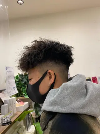 ショート パーマ メンズ 🟢NEGi🟣 🫧髪質改善のヘアスタイル