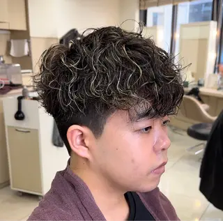 パーマ メンズ 🎖️似合わせメンズ パーマ🎖️カネキのヘアスタイル