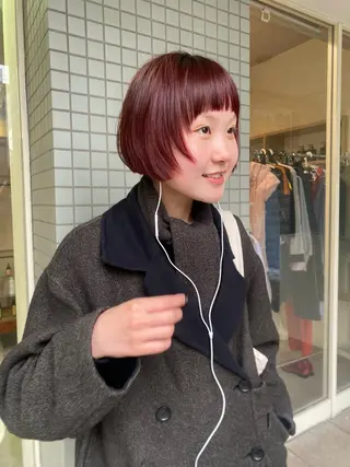 ショート miumiu/恵比寿 カットモデル募集のヘアスタイル