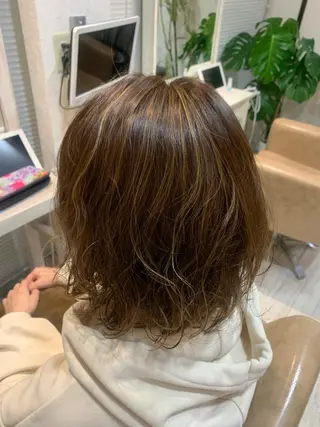 ミディアム if所属・大崎if ほりはるかのヘアスタイル
