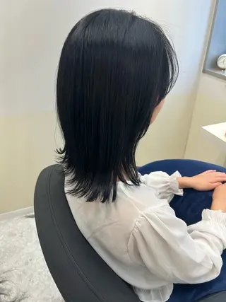 ミディアム カラー 半個室サロン/透明感 /艶髪♡岸上 温♡のヘアスタイル