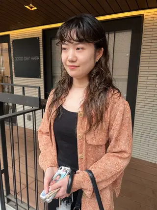 パーマ 暖色/パーマ 🌼クニトウメイのヘアスタイル