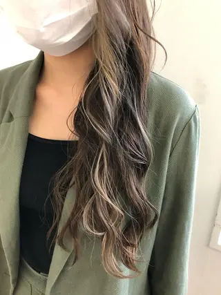 ロング カラー ACRO梅田【アクロ】所属・縮毛矯正とカラーの人 倉友哉のヘアスタイル