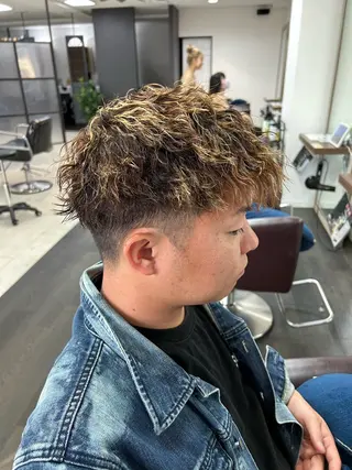 ショート パーマ メンズ メンズパーマの達人 /タカシマ　ダイスケのヘアスタイル