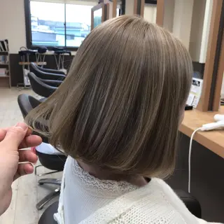ミディアム カラー Lien 深井店のヘアスタイル