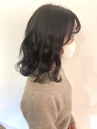 セミロング 佐藤 梨里花 ❤︎のヘアスタイル