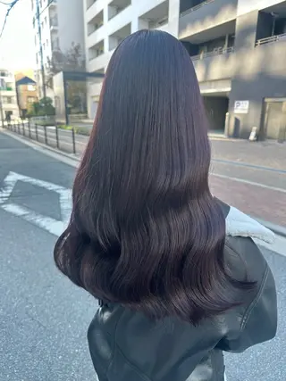 ロング カラー Rinka/梅田/ 透け感カラー🤎のヘアスタイル