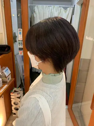 ショート カラー Uil所属・レイヤーカット・ 縮毛矯正☁💙acoのヘアスタイル