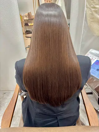 ロング 美髪矯正 久保田　康雅のヘアスタイル