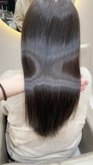 ロング カラー 赤味消しcolor 🌿🤍Ayaのヘアスタイル