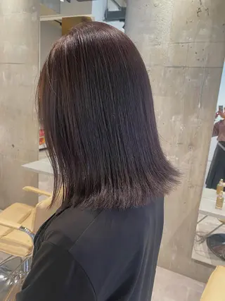 ミディアム すぎもと さき⚡️ 朝ラク・*パーマのヘアスタイル