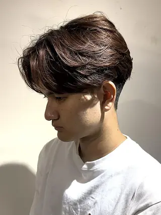 パーマ メンズ 京都韓国ヘア🇰🇷 /髪質改善/透カラーのヘアスタイル