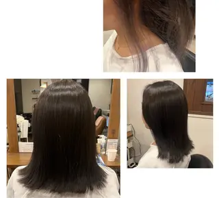 ミディアム 馬場 麻奈美のヘアスタイル