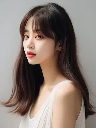 セミロング カラー Lehm所属・表参道/さあ や/大人ナチュラルのヘアスタイル