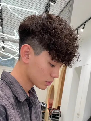 パーマ メンズ 当日予約⭕️ fifth渋谷太田のヘアスタイル