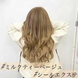 ロング カラー ヘアアレンジ TATSUYA アートディレクターのヘアスタイル