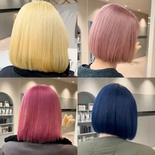 ミディアム カラー ブリーチカラー✨ メンズカット✨瞳歌のヘアスタイル